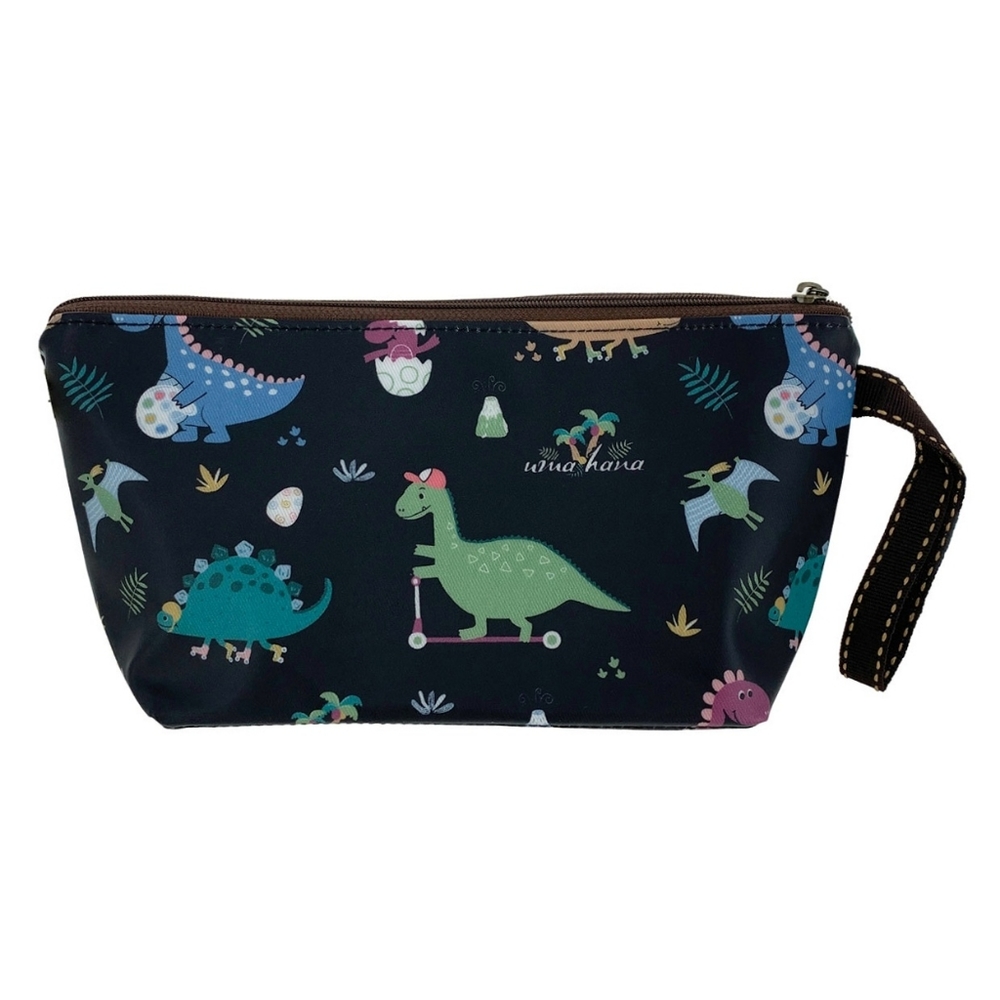 Waterproof Dinosaur Dumpling Cosmetic Makeup Bag